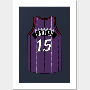 Vince Carter Toronto Jersey Qiangy Posters and Art